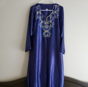 Abaya Full Length Long Sleeve Dress / House Dress